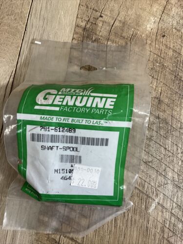 New MTD 791-612483 Spool Shaft Genuine Part (6922769825975)